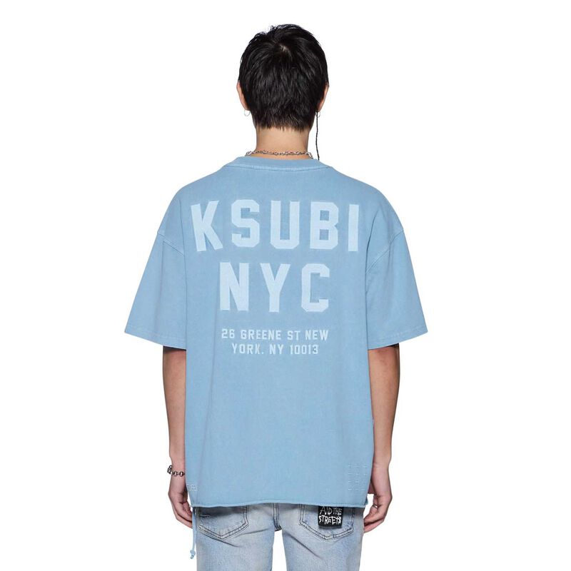 Ksubi K-Lock Biggie Ss Tee Summer Blue image number 1